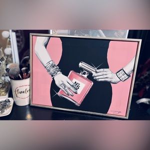 Fancy Fashion painting on canvas.